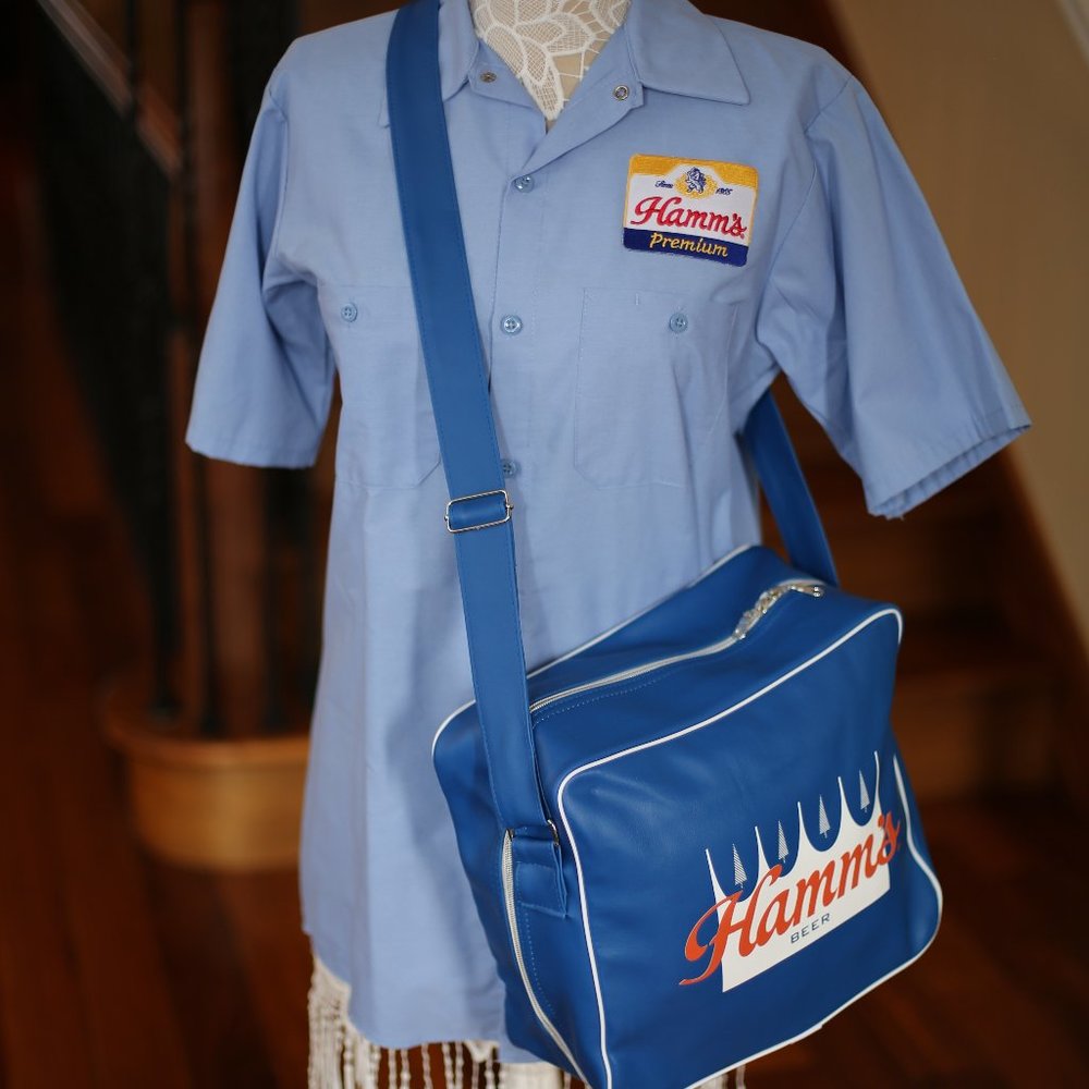 Retro Hamm's Beer Delivery Shirt & Bowling Bag
